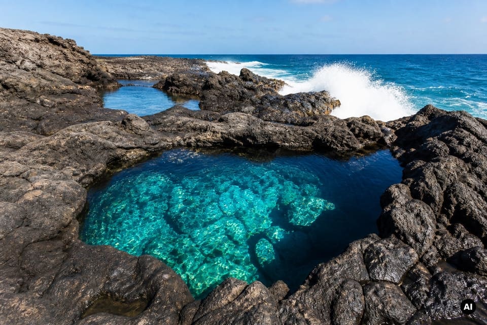 Buracona e o Olho Azul na Ilha do Sal
